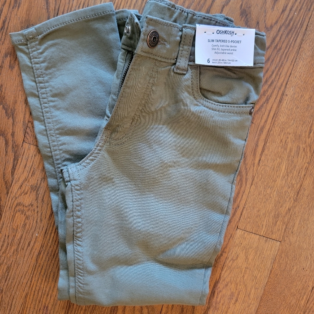 OshKosh B'gosh Kids Casual Pants - Olive